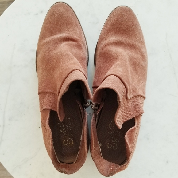 Seychelles Score Cognac Leather Boots Booties Boho Coastal Cowgirl Western - Picture 7 of 15